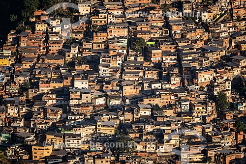  View of the dawn - Borel Hill from Sumare Mountain  - Rio de Janeiro city - Rio de Janeiro state (RJ) - Brazil