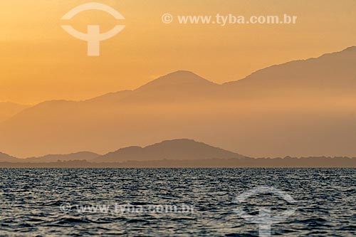  View of the sunset - Paranagua Bay  - Paranagua city - Parana state (PR) - Brazil