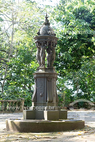  Wallace fountain - City History Museum of Rio de Janeiro - old summer house of the Sao Vicente Marquess  - Rio de Janeiro city - Rio de Janeiro state (RJ) - Brazil