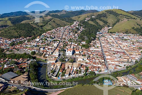  Picture taken with drone of the Sao Luiz do Paraitinga city  - Sao Luis do Paraitinga city - Sao Paulo state (SP) - Brazil