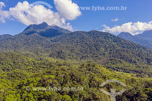  Picture taken with drone of the Environmental Protection Area of Cairucu  - Paraty city - Rio de Janeiro state (RJ) - Brazil