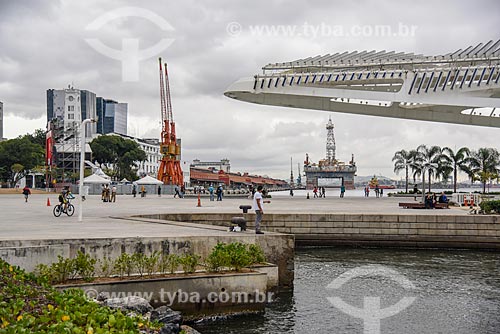  View of the Maua Square to the Amanha Museum (Museum of Tomorrow) to the left  - Rio de Janeiro city - Rio de Janeiro state (RJ) - Brazil