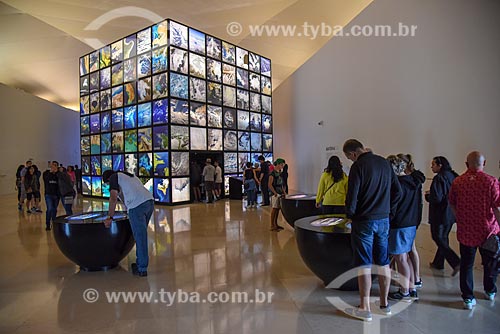  Interactive tables with universe informations inside of Amanha Museum (Museum of Tomorrow)  - Rio de Janeiro city - Rio de Janeiro state (RJ) - Brazil