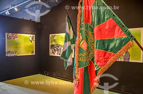  Flags on exhibit - Cartola Cultural Center  - Rio de Janeiro city - Rio de Janeiro state (RJ) - Brazil