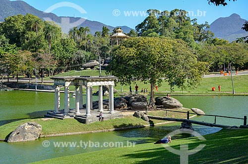  View of lake of the Quinta da Boa Vista Park  - Rio de Janeiro city - Rio de Janeiro state (RJ) - Brazil