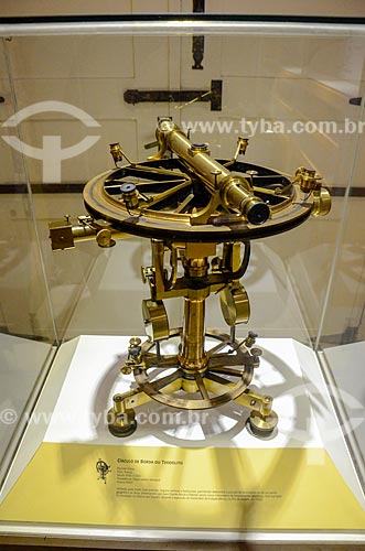  Theodolite on exhibit - Museum of Astronomy and Related Sciences - National Observatory  - Rio de Janeiro city - Rio de Janeiro state (RJ) - Brazil