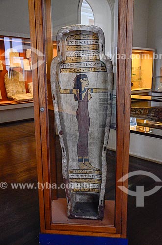  Harsiese sarcophagus on exhibit - National Museum - old Sao Cristovao Palace  - Rio de Janeiro city - Rio de Janeiro state (RJ) - Brazil