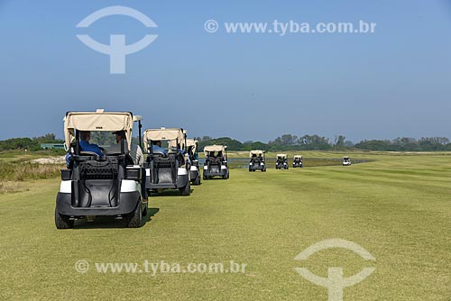  Golf carts - Barra da Tijuca Golf Field - part of the Rio 2016 Olympic Park  - Rio de Janeiro city - Rio de Janeiro state (RJ) - Brazil