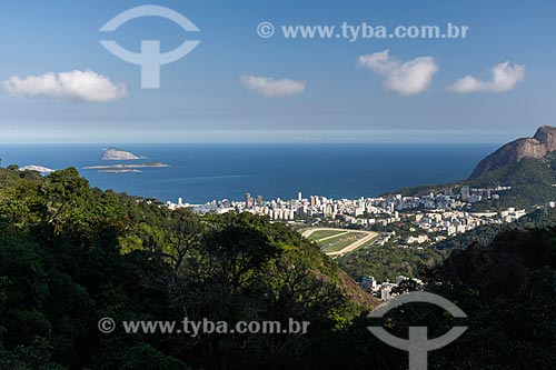  View of Leblon neighborhood from Tijuca National Park  - Rio de Janeiro city - Rio de Janeiro state (RJ) - Brazil