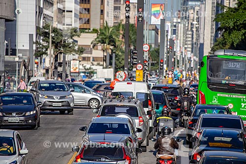  Traffic - Paulista Avenue  - Sao Paulo city - Sao Paulo state (SP) - Brazil