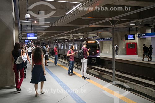  Subway line 5 Lilac - Chacara Klabin Station of Sao Paulo Subway  - Sao Paulo city - Sao Paulo state (SP) - Brazil