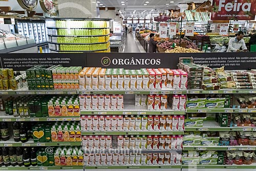  Organic products section - Supermarket  - Sao Paulo city - Sao Paulo state (SP) - Brazil