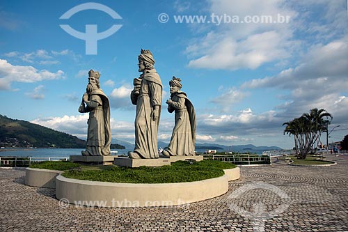  Three Wise Men sculpture by Miguel Santeiro  - Angra dos Reis city - Rio de Janeiro state (RJ) - Brazil