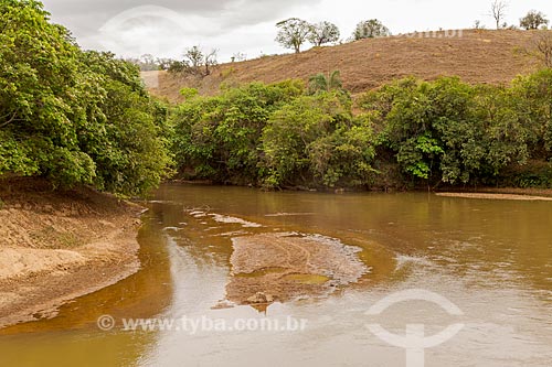  Siltation on the Pomba River Bed  - Guarani city - Minas Gerais state (MG) - Brazil