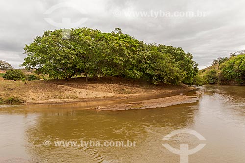  Siltation on the Pomba River Bed  - Guarani city - Minas Gerais state (MG) - Brazil