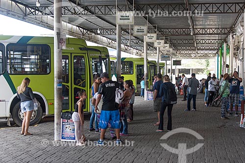  City bus terminal  - Ubatuba city - Sao Paulo state (SP) - Brazil