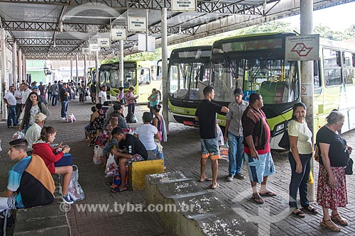  City bus terminal  - Ubatuba city - Sao Paulo state (SP) - Brazil