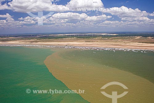  Mouth of Parnaiba River - Parnaiba Delta - Natural boundary between Maranhao and Piaui states  - Ilha Grande city - Piaui state (PI) - Brazil