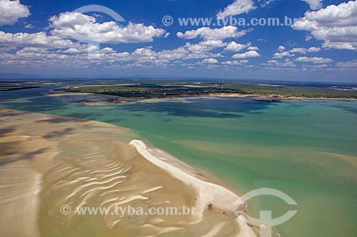  Mouth of Timonha River - boundary between Piaui and Ceara states  - Cajueiro da Praia city - Piaui state (PI) - Brazil