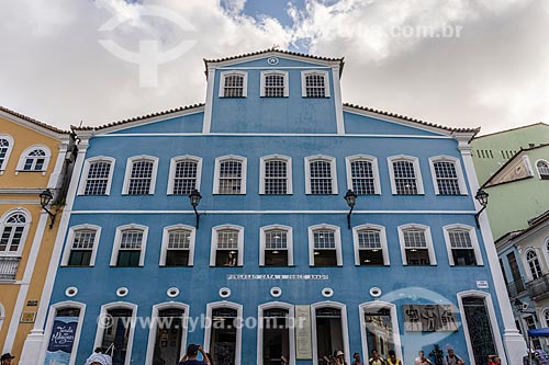  Facade of the Casa de Jorge Amado Foundation - Pelourinho  - Salvador city - Bahia state (BA) - Brazil