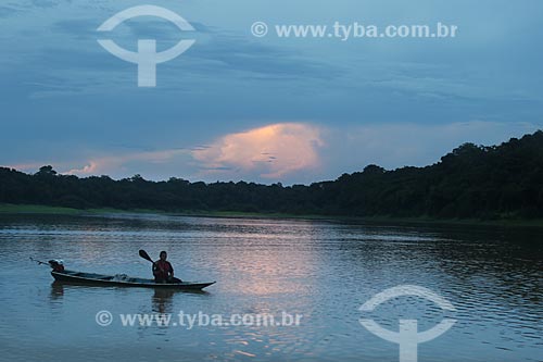 Sunset at Purus River - Piagaçu-Purus Sustainable Development Reserve