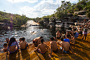  Devil Well (Diabo Pool) - Chapada Diamantina National Park  - Lencois city - Bahia state (BA) - Brazil