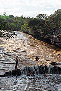  Tourists at Duck Well (Pato Pool) - Chapada Diamantina National Park  - Lencois city - Bahia state (BA) - Brazil