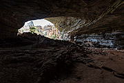  Lapa Doce Grotto entrance  - Iraquara city - Bahia state (BA) - Brazil