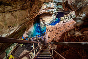  Tourists at Azul Well (Blue Well)  - Nova Redencao city - Bahia state (BA) - Brazil