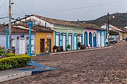  Colonial style houses in street of Mucuge  - Mucuge city - Bahia state (BA) - Brazil