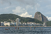  View of Copacabana Beach with Sugar Loaf in the background  - Rio de Janeiro city - Rio de Janeiro state (RJ) - Brazil