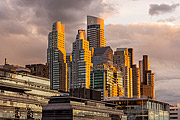  View of modern buildings and skyscrapers in Puerto Madero at sunset  - Buenos Aires city - Buenos Aires province - Argentina