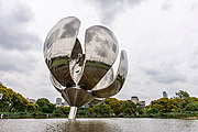  Metal Sculpture - Floralis Generica (2002)  - Buenos Aires city - Buenos Aires province - Argentina