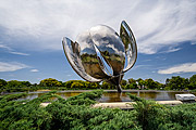  Metal Sculpture - Floralis Generica (2002)  - Buenos Aires city - Buenos Aires province - Argentina