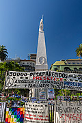  Protest bands - May Square (Plazo de Mayo)  - Buenos Aires city - Buenos Aires province - Argentina