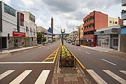  View of Tupi Avenue  - Pato Branco city - Parana state (PR) - Brazil