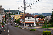  View of Comercio Street  - Itapiranga city - Santa Catarina state (SC) - Brazil