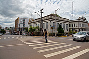  Crosswalk on the corner of Comercio and Benjamin Constant streets  - Ijui city - Rio Grande do Sul state (RS) - Brazil