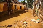  Damage caused by the flooding of the Carangola River  - Natividade city - Rio de Janeiro state (RJ) - Brazil