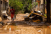  Damage caused by the flooding of the Carangola River  - Porciuncula city - Rio de Janeiro state (RJ) - Brazil