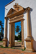  Gate detail of Nossa Senhora do Carmo Convent and Church - also known as the Santo Antonio do Carmo Convent and Church (XVI century)  - Olinda city - Pernambuco state (PE) - Brazil