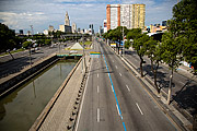  Presidente Vargas Avenue with few cars due to the Coronavirus Crisis  - Rio de Janeiro city - Rio de Janeiro state (RJ) - Brazil