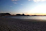  Dawn at Copacabana Beach during quarantine - Coronavirus Crisis  - Rio de Janeiro city - Rio de Janeiro state (RJ) - Brazil