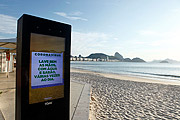  Digital panel informs about Covid-19 pandemic - Coronavirus Crisis  - Rio de Janeiro city - Rio de Janeiro state (RJ) - Brazil