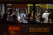  Passengers at Mato Alto BRT Station during quarantine - Coronavirus Crisis  - Rio de Janeiro city - Rio de Janeiro state (RJ) - Brazil