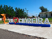  Sign at the entrance of Cidreira Beach  - Cidreira city - Rio Grande do Sul state (RS) - Brazil