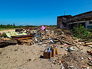  Trash in a vacant lot near the Antonio Braz Sessim Stadium  - Cidreira city - Rio Grande do Sul state (RS) - Brazil
