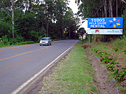  Sign at the entrance of Cotipora  - Cotipora city - Rio Grande do Sul state (RS) - Brazil