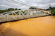  Flood of the Pomba River due to heavy rains  - Guarani city - Minas Gerais state (MG) - Brazil