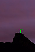  View of Christ the Redeemer at night  - Rio de Janeiro city - Rio de Janeiro state (RJ) - Brazil